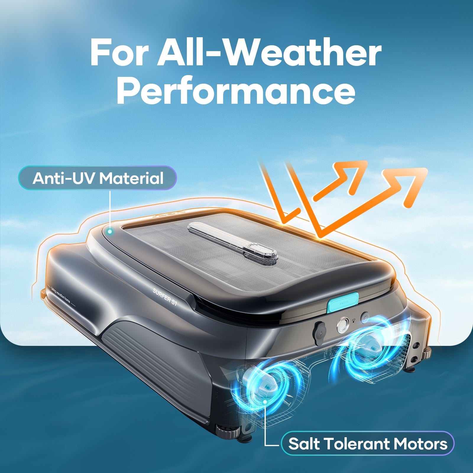 Aiper Surfer S1 Cordless Robotic Pool Skimmer