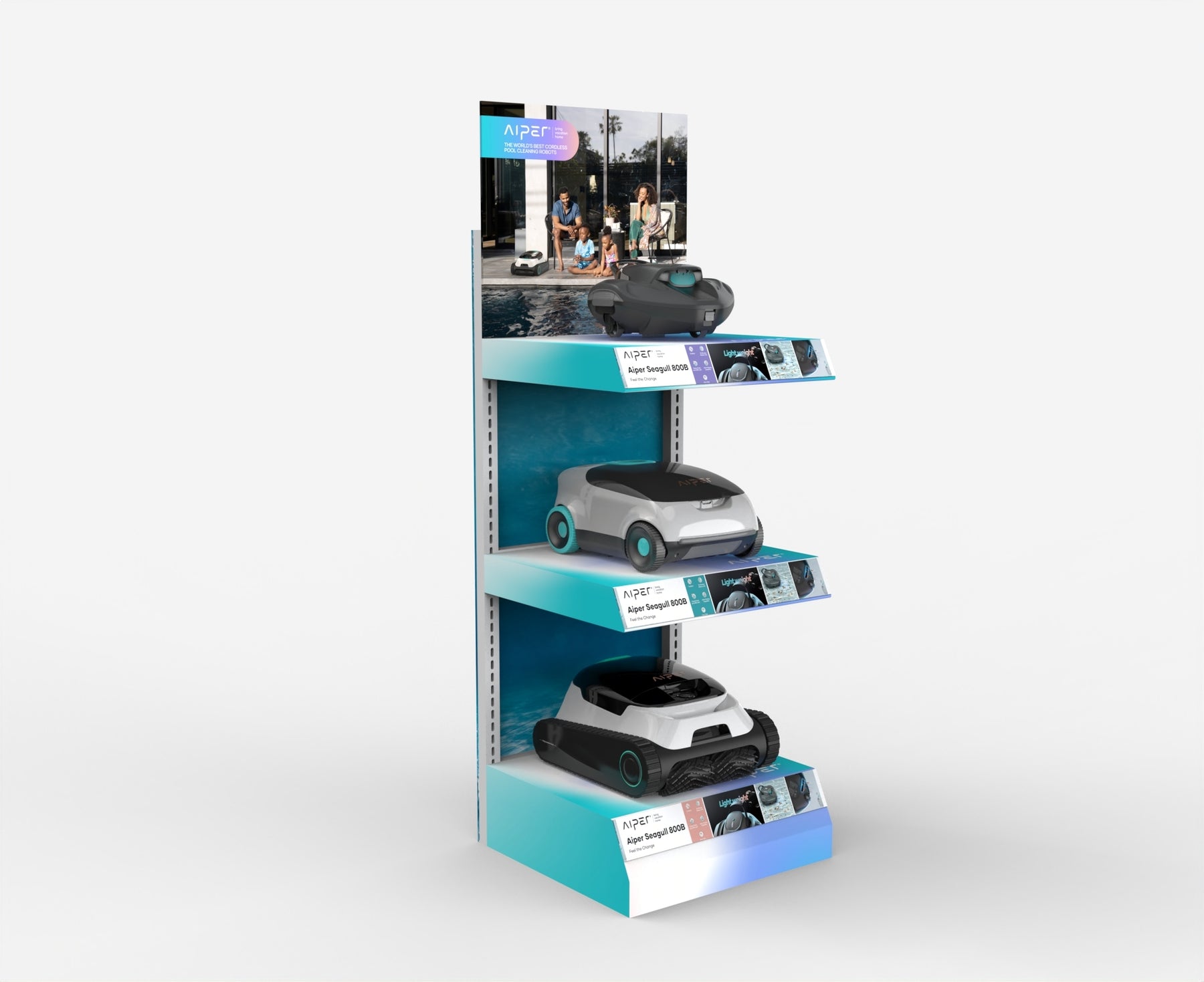 Présentoir pour robots nettoyeurs de piscine Aiper