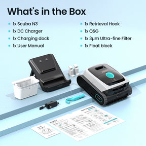 Scuba N3 Cognitive AI Robotic Pool Cleaner