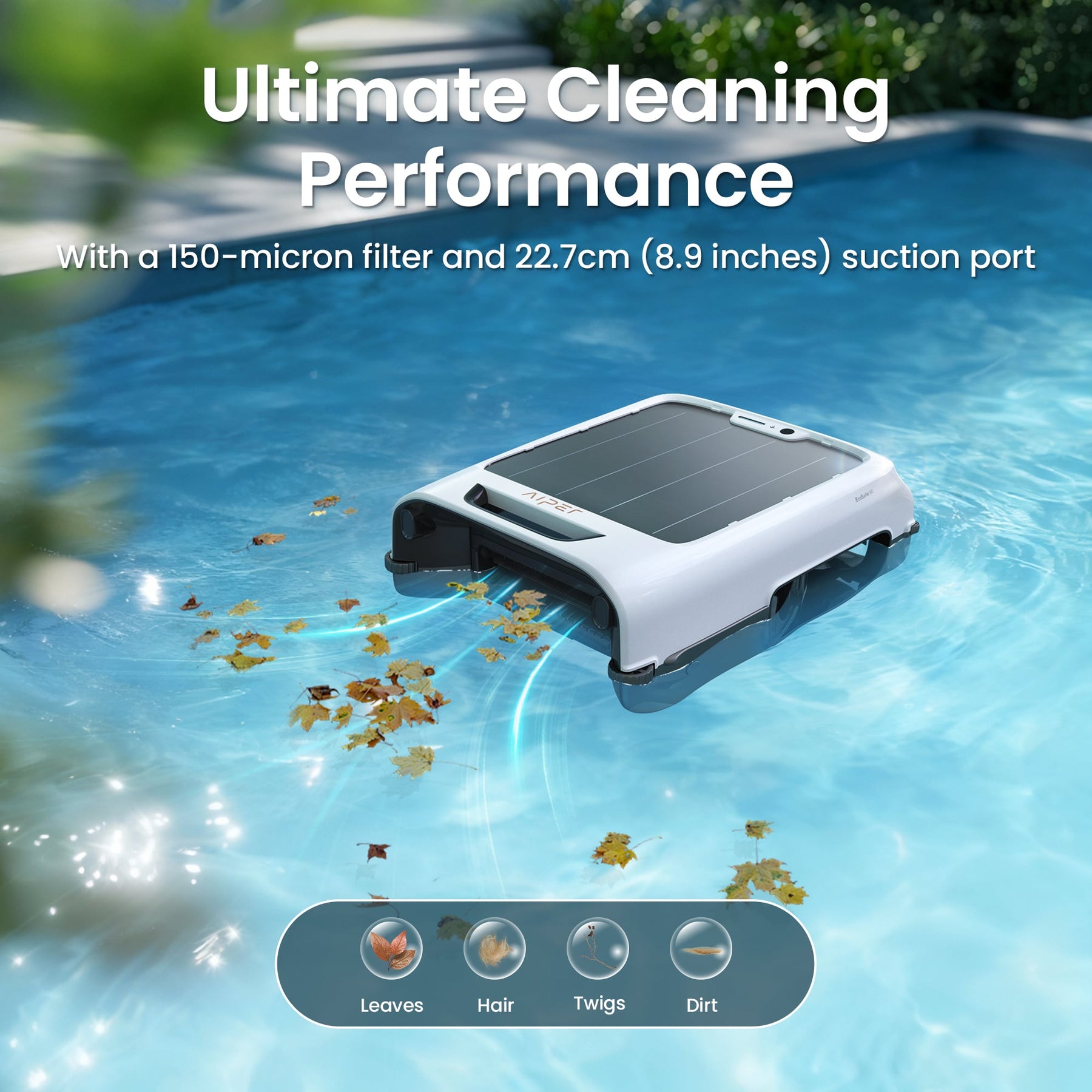 Aiper EcoSurfer M2 Cordless Robotic Pool Skimmer