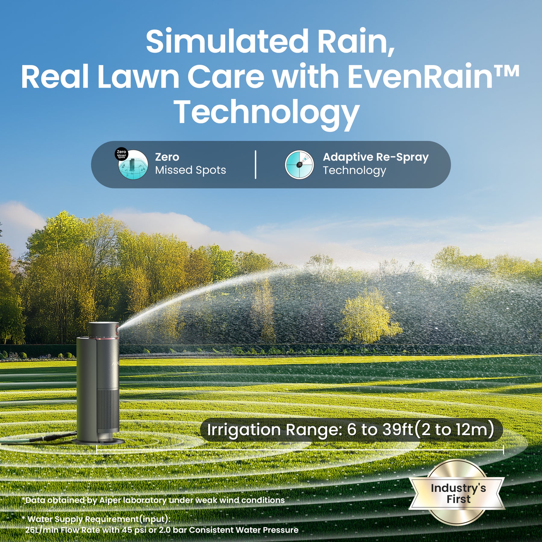 IrriSense N2, 4-in-1 Smart Sprinkler & Irrigation System
