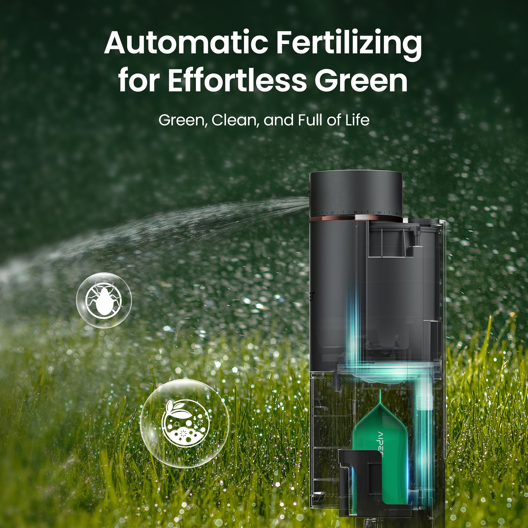 IrriSense N2, 4-in-1 Smart Sprinkler & Irrigation System